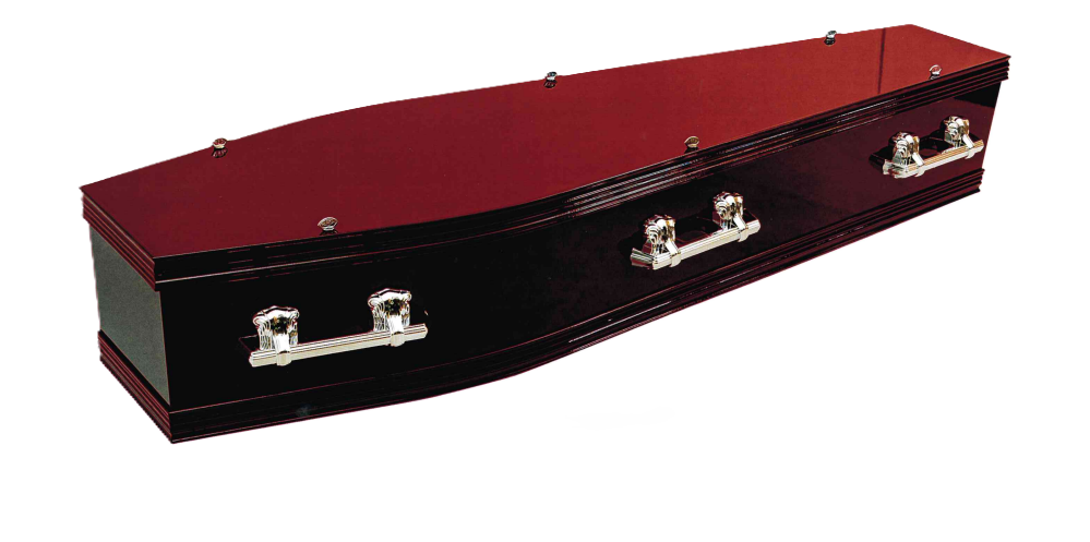 Flat Lid Rosewood Coffin