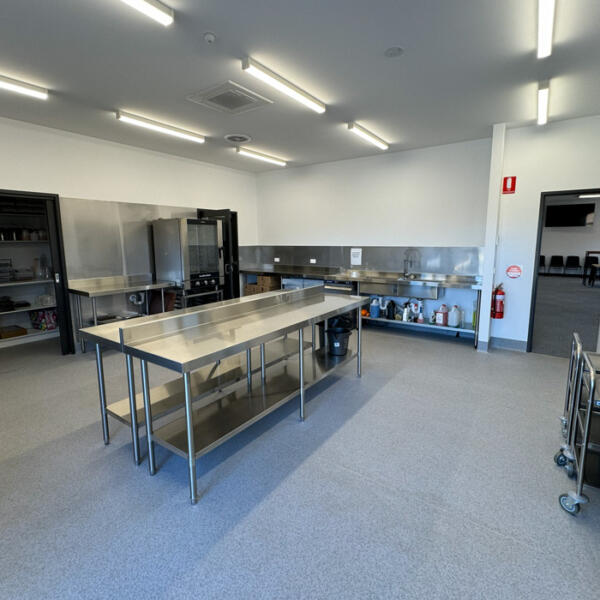 Fully equipped commercial kitchen, NJ Todd Funeral Home